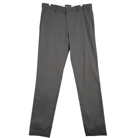 Banana Republic Gray Aiden Slim Fit Belt Loops Side Pockets Pants Size 34x36 - Picture 1 of 9